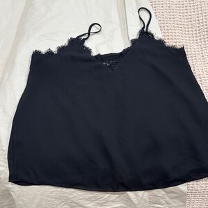 Socialite Black Lace Cami Top